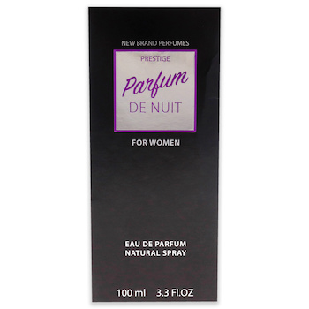 NBR Parfum De Nuit by New Brand for Women - 3.3 oz EDP Spray - # - 3.3