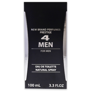 NBR 4 Men by New Brand for Men - 3.3 oz EDT Spray - # - 3.3