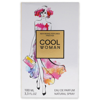 NBR Cool Women by New Brand for Women - 3.3 oz EDP Spray - # - 3.3