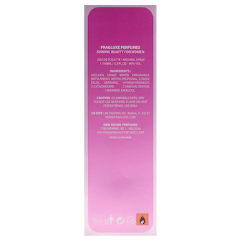 Fragluxe Shining Beauty by Fragluxe for Women 3.3 oz EDT Spray 3.3 oz