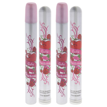 Cuba Cuba Heartbreaker by Cuba for Women 1.17 oz EDP Spray Pack of 2 1.17 oz
