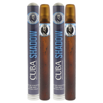 Cuba Cuba Shadow by Cuba for Men 1.17 oz EDT Spray Pack of 2 1.17 oz