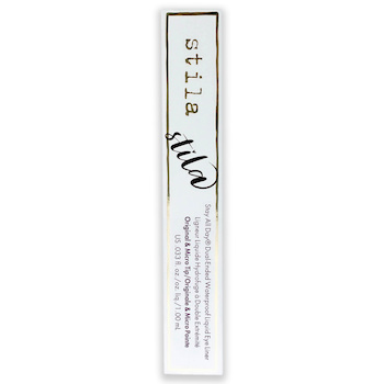 Stila Stay All Day Dual-Ended Waterproof Liquid Eye Liner - Dark Brown by Stila for Women - 0.033 oz Eyeliner - # - 0.033