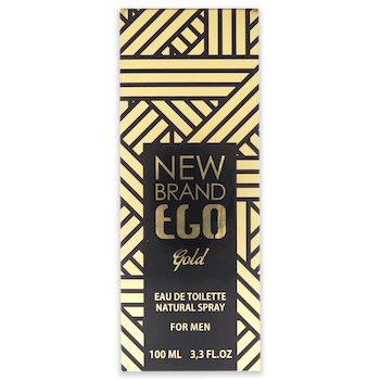 NBR Ego Gold by New Brand for Men - 3.3 oz EDT Spray - # - 3.3