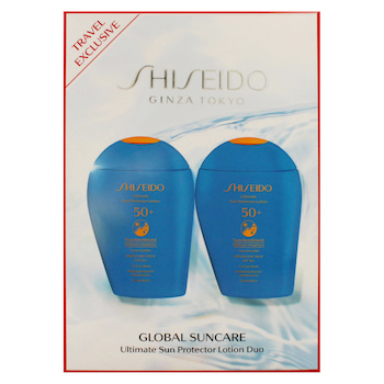 Shiseido Ultimate Sun Protector Lotion SPF 50 Plus Duo by Shiseido for Women - 2 x 5 oz Lotion - # - 2 x 5