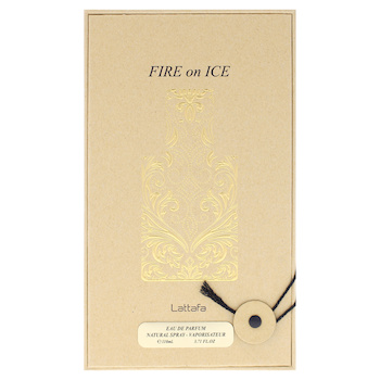Lattafa Fire on Ice by Lattafa for Unisex - 3.7 oz EDP Spray - # - 3.7
