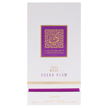 Lattafa Thameen Collection - Musk Sugar Plum by Lattafa for Unisex - 3.4 oz EDP Spray - # - 3.4