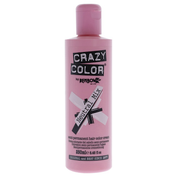 crazy color Crazy Color Salon Pro Semi Permanent Hair Color Neutral by Crazy Color for Women 8.45 oz Hair Color 8.45 oz