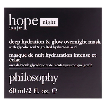 Philosophy Hope in A Jar Deep Hydration and Glow Overnight Mask by Philosophy for Women - 2 oz Mask - # - 2
