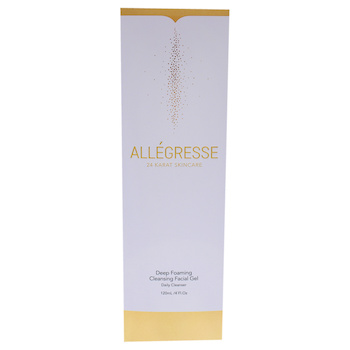 Allegresse Deep Foaming Cleansing Facial Gel by Allegresse 24K for Unisex - 4 oz Gel - # - 4
