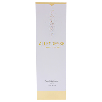 Allegresse Deep Milk Cleanser by Allegresse 24K for Unisex - 4 oz Cleanser - # - 4