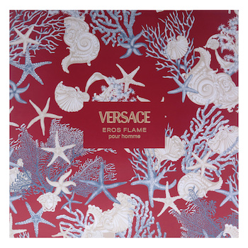 Versace Versace Eros Flame by Versace for Men - 3 Pc Gift Set 3.4oz EDP Spray, 0.17oz EDP Spray (Mini), 5oz Bath and Shower Gel 3