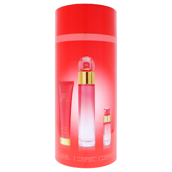 Perry Ellis 360 Coral by Perry Ellis for Women - 3 Pc Gift Set 3.4oz EDP Spray, 0.25 EDP Spray (Mini), 3oz Shower Gel - # - 3
