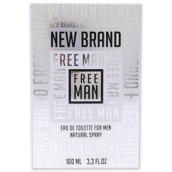 NBR Free Man by New Brand for Men - 3.3 oz EDT Spray - # - 3.3