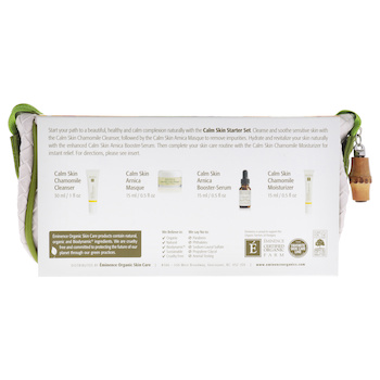Eminence Calm Skin Starter Set by Eminence for Unisex 5 Pc 1oz Calm Skin Chamomile Cleanser, 0.5oz Calm Skin Chamomile Moisturiz Fixed Size