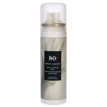 R+Co Bright Shadows Root Touch Up Spray Black by RCo for Unisex 1.5 oz Hair Color 1.5 oz