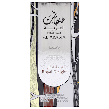 Lattafa Khaltaat Al Arabia - Royal Delight by Lattafa for Men - 3.4 oz EDP Spray - # - 3.4