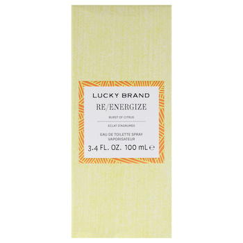 Lucky Brand Re-Energize by Lucky Brand for Unisex - 3.4 oz EDT Spray - # - 3.4