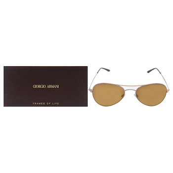 Giorgio Armani Giorgio Armani AR 6035 30046H Frames of Life Light BronzeBrown Bronze 5417145 mm by Giorgio Armani for Men 1 Pc Sungl 1 Pc