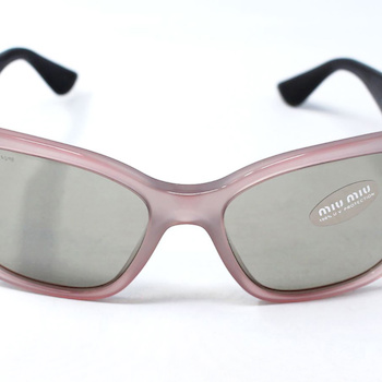 Miu Miu Miu Miu MU 06R UE25J2 Black Opal ArgilLight Brown 5718140 mm by Miu Miu for Women 1 Pc Sunglasses 1 Pc