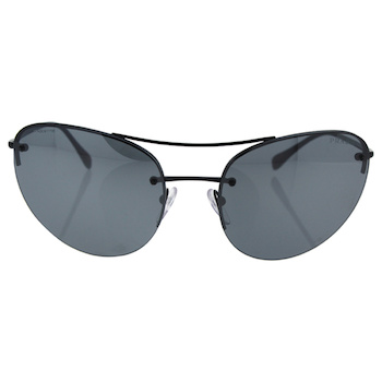 Prada Prada SPS 51R 7AX5L0 BlackLight Grey Black 5918135 mm by Prada for Women 1 Pc Sunglasses 1 Pc