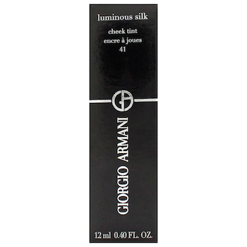 Giorgio Armani Luminous Silk Cheek Tint - 41 Flaming Red by Giorgio Armani for Women - 0.4 oz Blush - # - 0.4