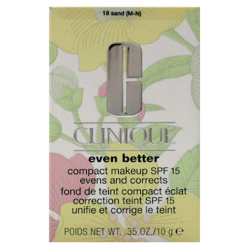 Clinique Even Better Compact Makeup SPF 15 18 Sand M N by Clinique for Women 0.35 oz Makeup 0.35