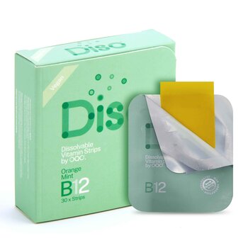 Diso B12 - Orange Mint - Box of 30 Oral Thin Strips 30pcs