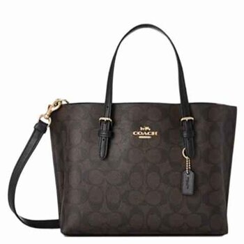 코치 Coach COACH Women's shoulder tote bag C4250IMAA8 dark brown- # Fixed Size Picture Color