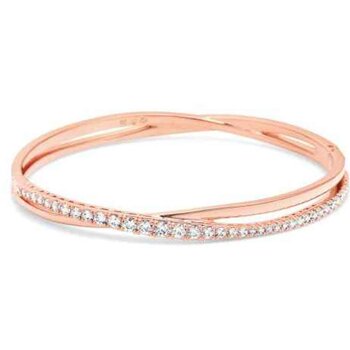 Swarovski 施華洛世奇  SWAROVSKI 施華洛世奇 新品TWIST手镯 鍍玫瑰金 5620552- # white Picture Color