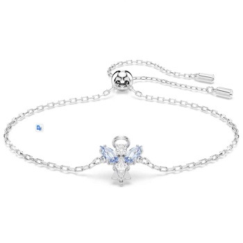 Swarovski Swarovski Magic bracelet Angel, Blue, Rhodium plated 5734263 - # Blue 