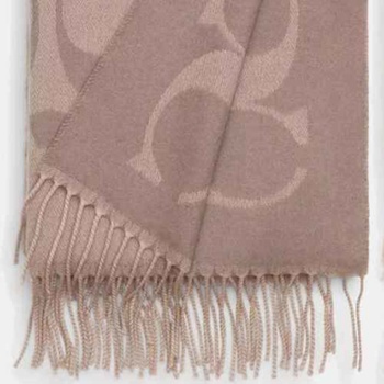 Coach Cashmere blend signature scarf CU807 Grey - # GREY GREY