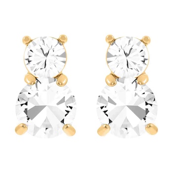 Swarovski SOLITAIRE Collection Women's Earrings 5128809 - # White White