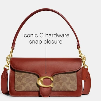 Coach Tabby 26 Handbag Crossbody Shoulder Bag - # Brown Brown
