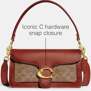 Coach Tabby 26 Handbag Crossbody Shoulder Bag - # Brown Brown