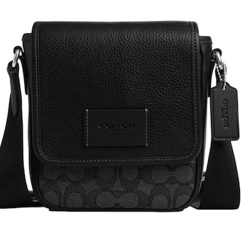 Coach Lucas Crossbody Bag CAT13 - # Charcoal Black Charcoal Black