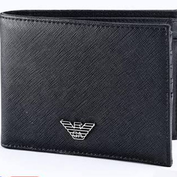 Emporio Armani Emporio Armani Men's Wallet Y4R165 Y138E 81072 - # BLACK BLACK