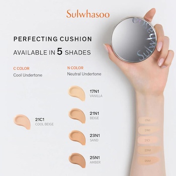 雪花秀  Sulwhasoo 致美亲肤精华气垫(柔雾版) - # #17N1 (15g*2) #17N1 (15g*2)