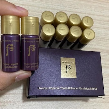 Whoo (The History Of Whoo) Imperial Youth Balancer & Emulsion 5ml*10pcs (Wate
