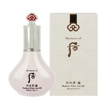 Whoo (The History Of Whoo) Radiant White Sun BB Cream 40ml  Set (EXP 