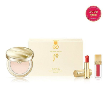 Whoo (The History Of Whoo) Luxury Glow Pressed Powder #No.01 13g (Set