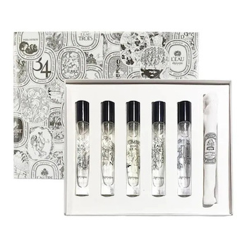 Diptyque L'art Du Parfum Discovery Set (Doson, Rose, Lombre Dans, Sens, Philosykos) (Eau De Toilette 5 x 7.5ml) 1 set