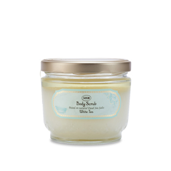 Sabon Body Scrub Salt White Tea 320g