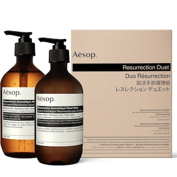 Aesop Resurrection Duet (Resurrection Aromatique Hand Wash 500ml & Resurrection Aromatique Hand Balm 500ml) 1 Set