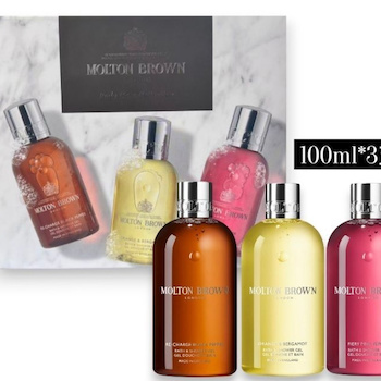 Molton Brown MOLTON BROWN BODY CARE BATH & SHOWER GEL COLLECTION 100ML x 3 1 Set