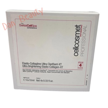 Cellcosmet & Cellmen Ultra Brightening Elasto Collagen XT Serum (4 x 10ml) 1 Box (Salon)