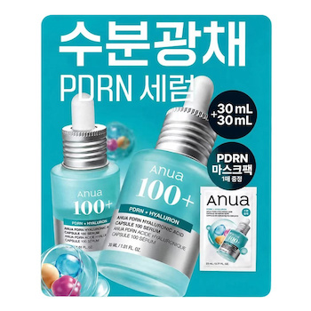 Anua PDRN Hyaluronic Acid Capsule 100 Serum Double Pack 30ml