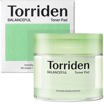 Torriden 桃瑞丹 積雪草平衡控油舒緩急救爽膚棉片 60 sheets