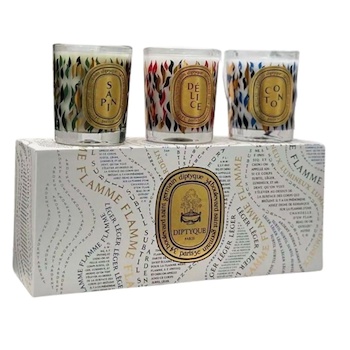 딥티크 Diptyque Candle Set Holiday Collection Scents (70g x 3) 1 Set