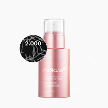 Medicube PDRN粉紅膠原外泌體微針安瓶2000 30ml